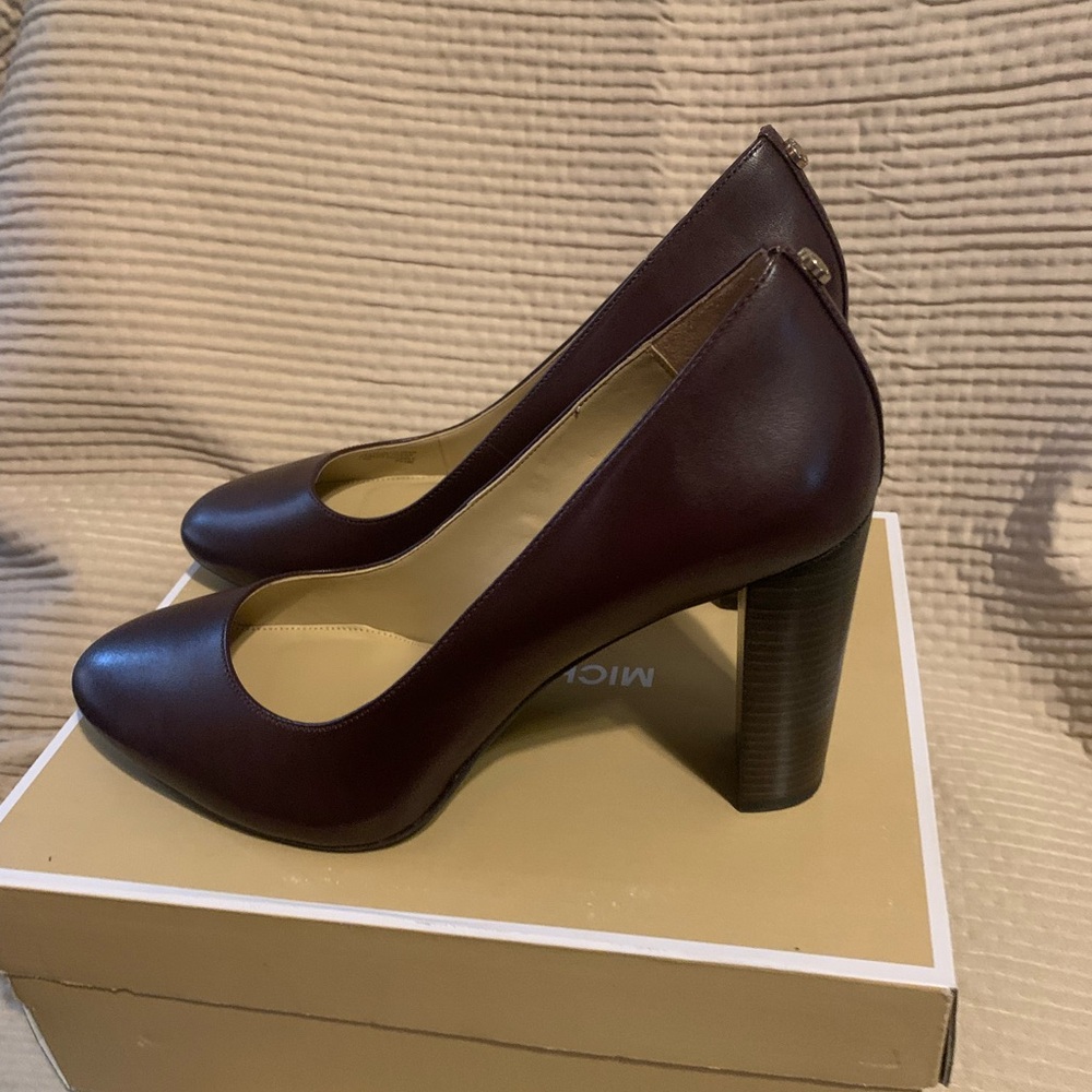 Michael Kors Barolo Block Heel Pumps